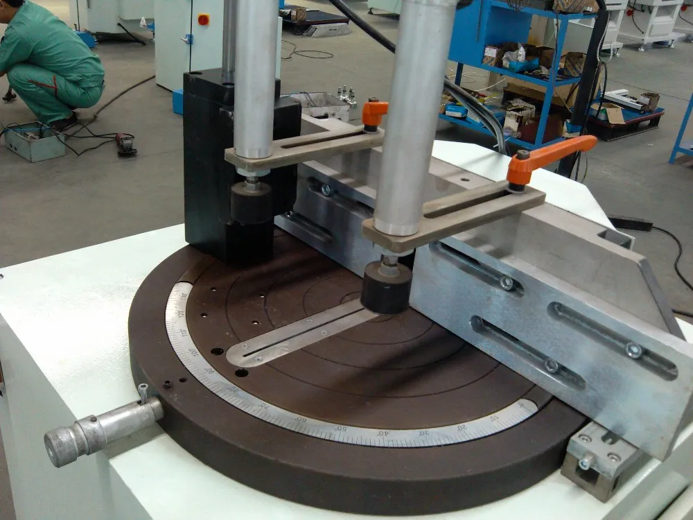 manual single head aluminium profile cutting machine