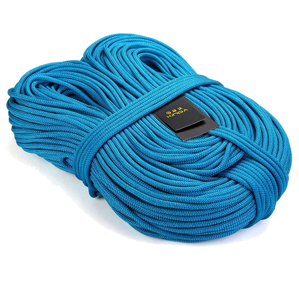 XINDA High Standard outdoor sports 7kN 6mm lightweight  nylon core static rock climbing rope