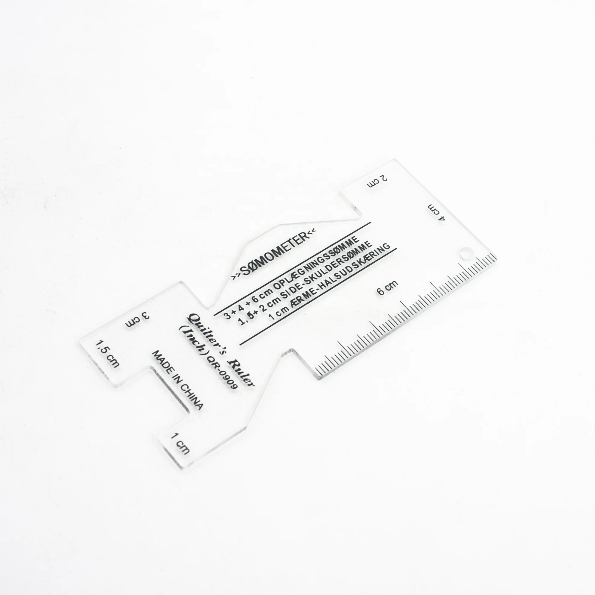 R031 Kearing Plastic Metric Sewing Seam Measuring Gauge Sewing Patchwork Tools for Quilting Patchwork Supplies