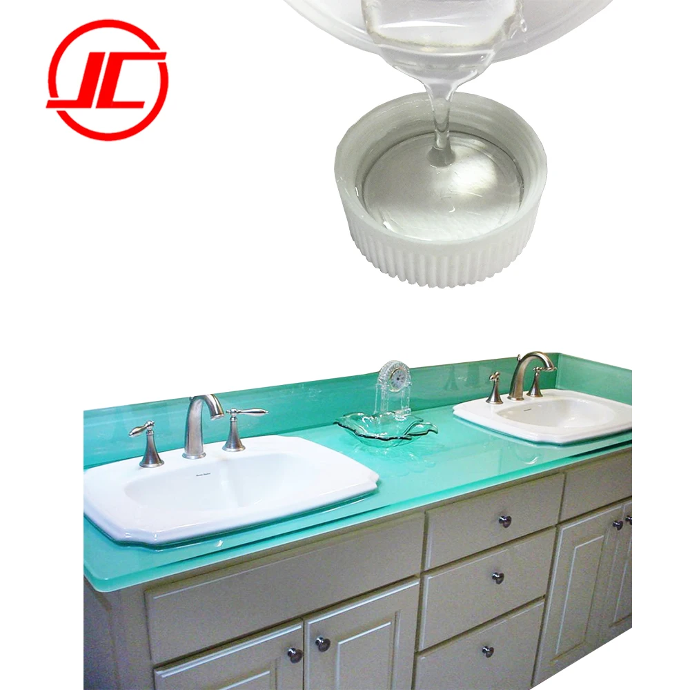 DIY AB Creative Transparent Epoxy Resin for Countertop coating/Bar /Kitchen marble countertop