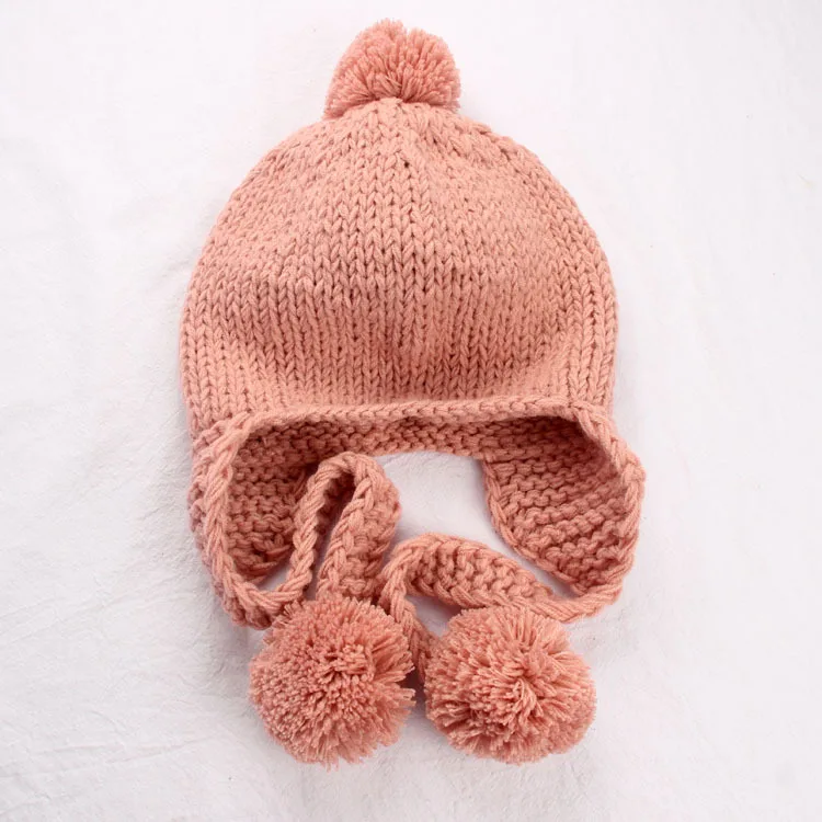 S51481A    New Lovely  Baby Hat Winter Knitted Cap For child kids Hat