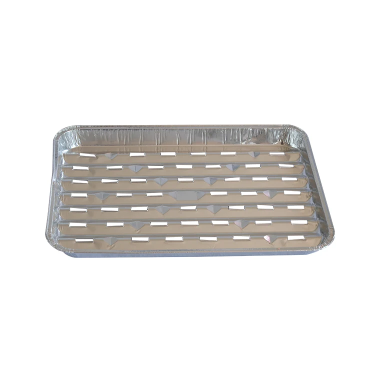 Various type food disposable grill aluminium foil container