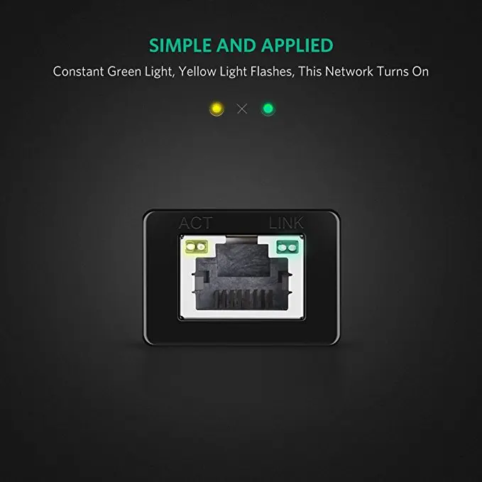 LBT Black RJ45 to Usb 2.0 Adapter for Tablet Ethernet Adapter USB 2.0 to 10/100 Network RJ45 Lan Wired Adapter