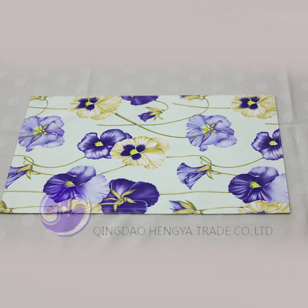 Polyester printing placemat, outdoor fabric placemat