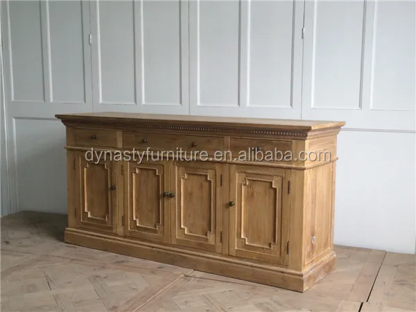 french rustic reclaimed wood furniture sideboard