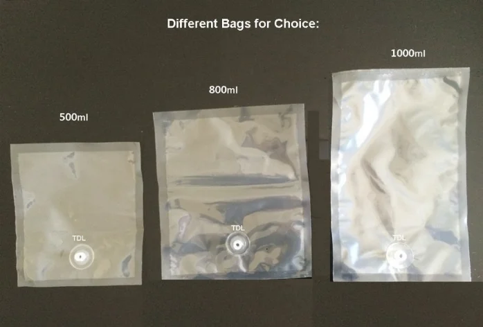 Disposable 500ml~800ml~1000ml Soap Bag