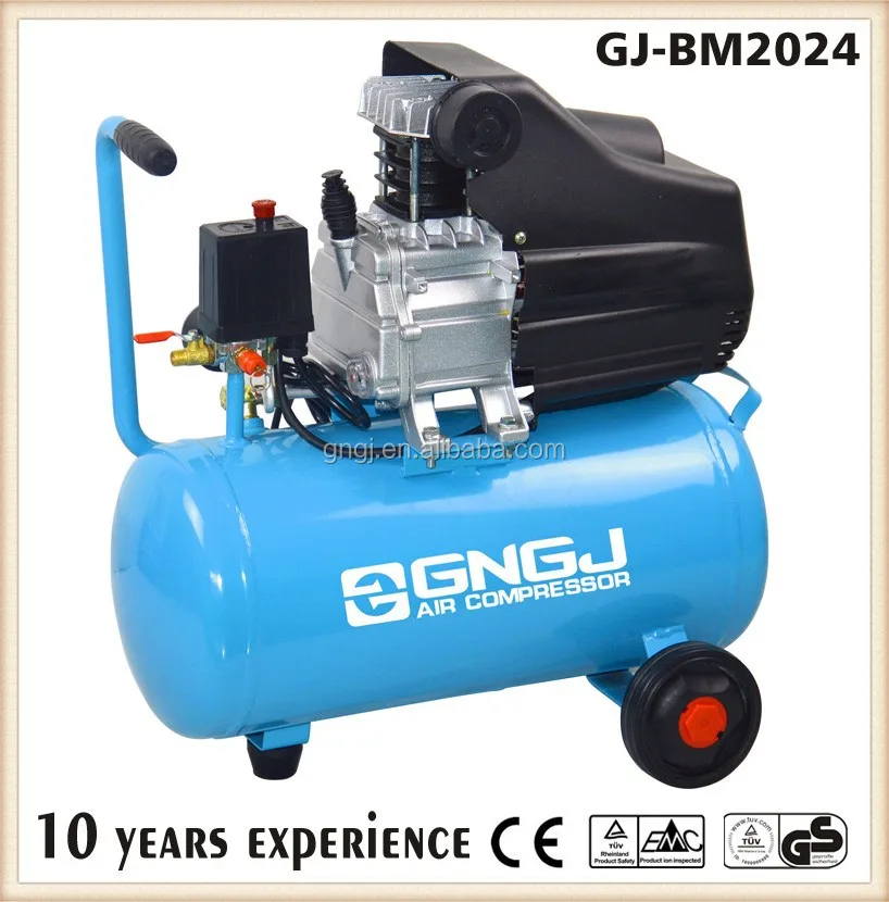 Богатый опыт 2HP 24L небольшой портативный масло воздушный компрессор 110 В 50 Гц для пескоструйной обработки