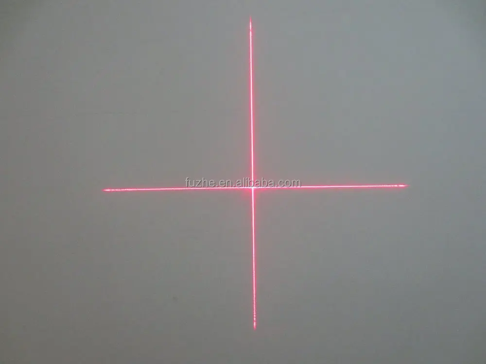 FU635C5-BD10 635nm <1mw red cross hair laser diode module lazer light lamp with fan angle 60 degree  size D10*30mm 3-5VDC