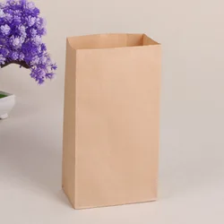 Food grade Brown SOS Kraft Paper Food Bag with your own logo