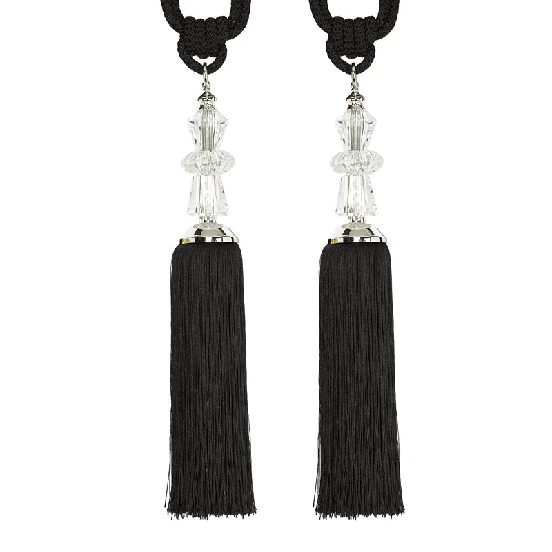 High quality curtain accessories curtain tassel tiebacks Colorful Curtain Tassels With Crystal Bead
