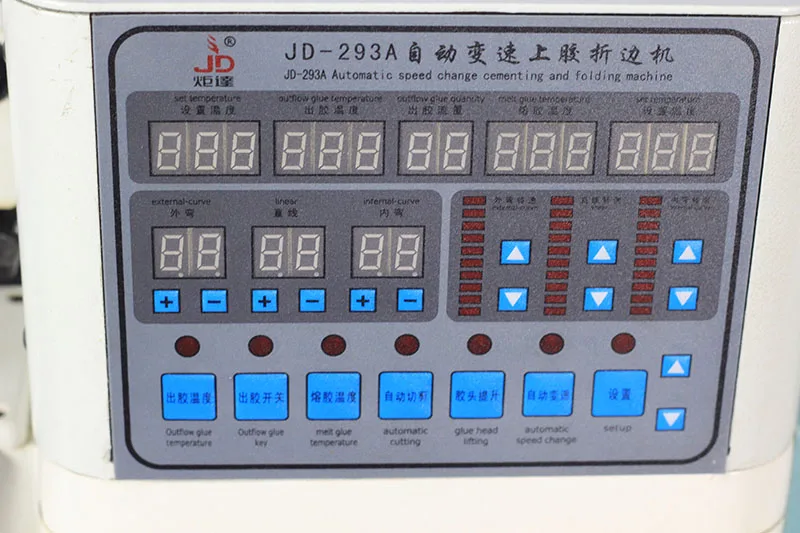 Shoes Bag Leather Cell Phone PVC PU Canvas Hot Cement Edge Folding Machine