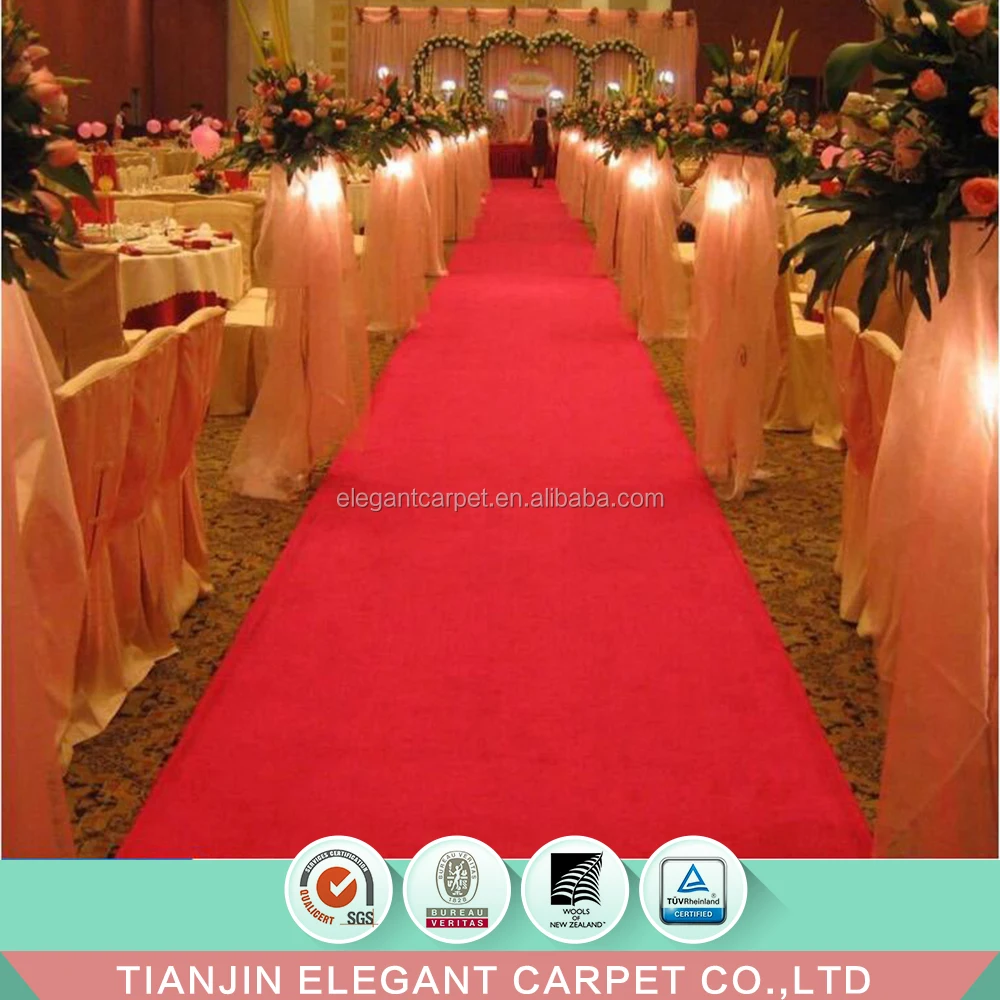 event & wedding red carpet outdoor carpet rolls non woven carpet