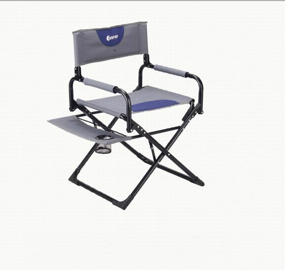 Easy  carry foldable director chair with side table