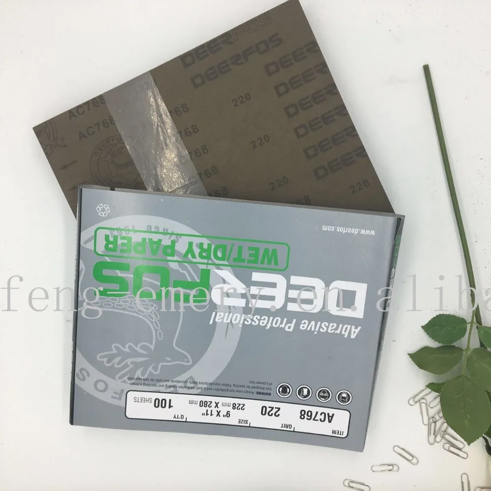 China manufacturer sandpaper 80 grit with low price