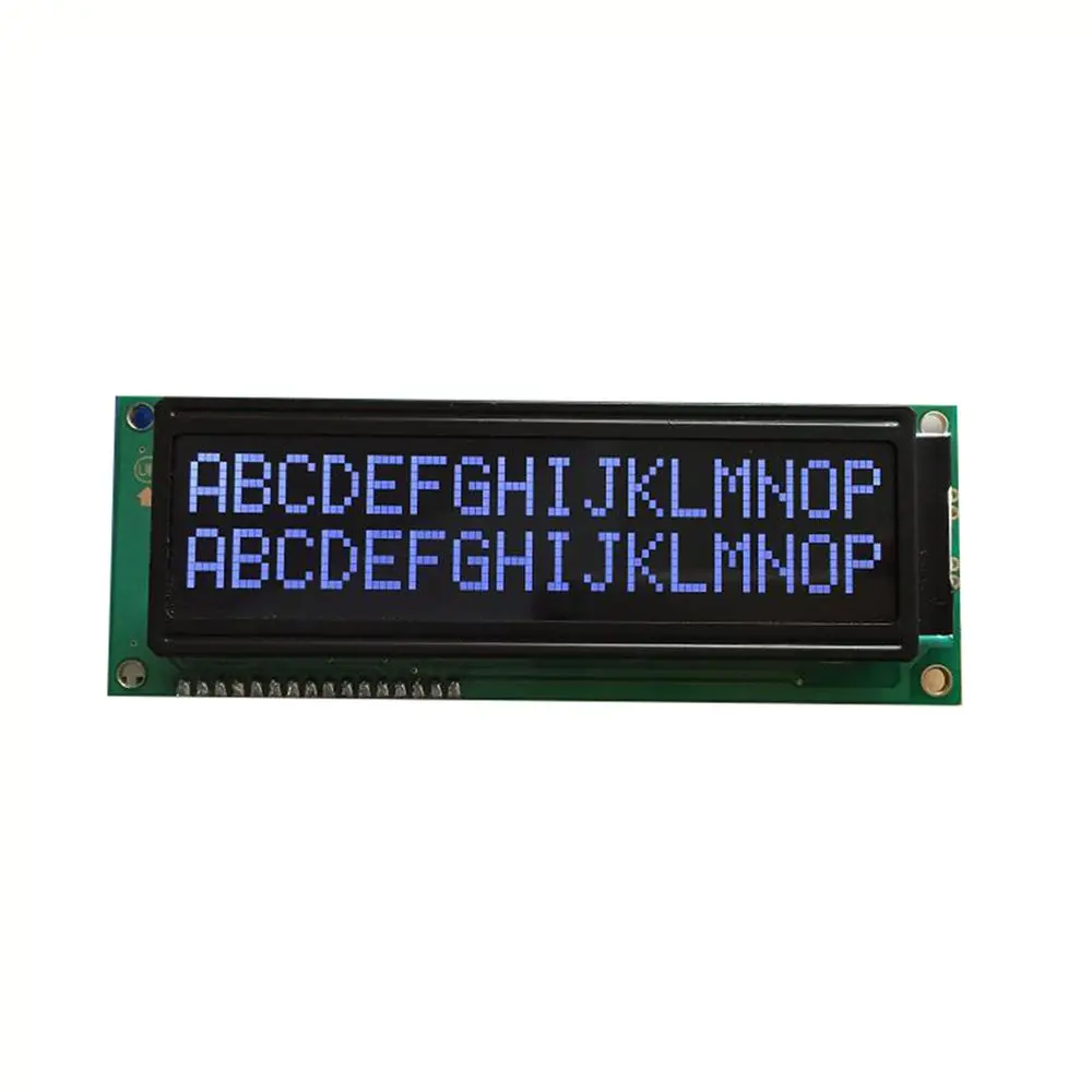 Best quality OEM black background large 1602 module  lcd character display