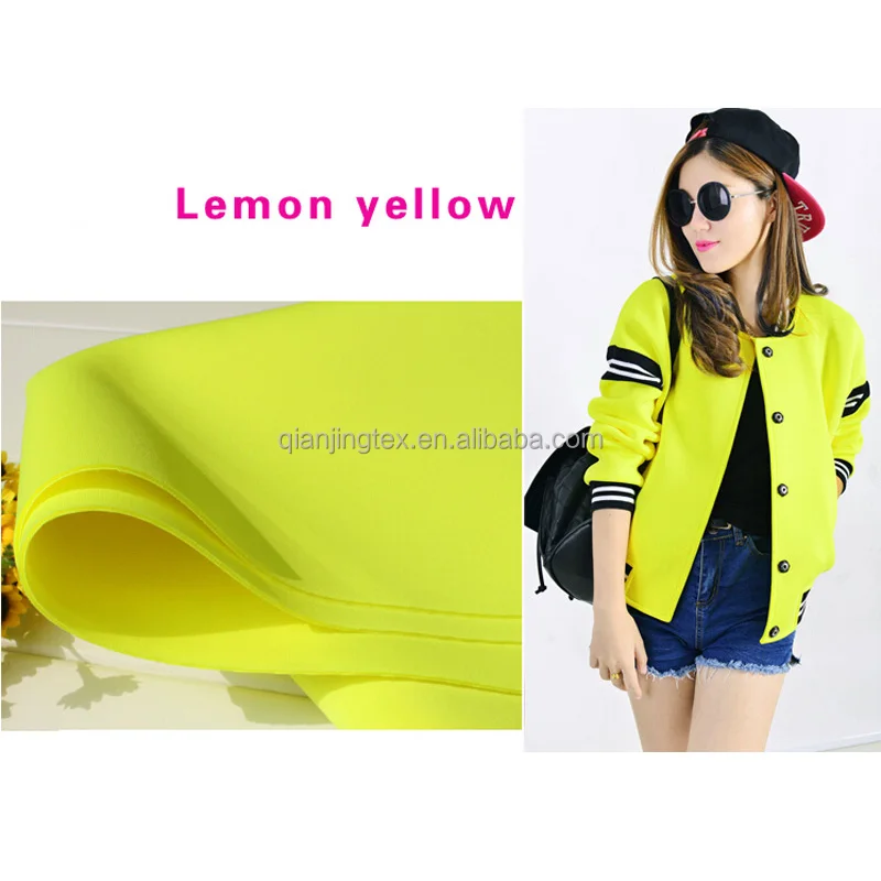 Factory price polyester spandex stretch 2mm neoprene fabric