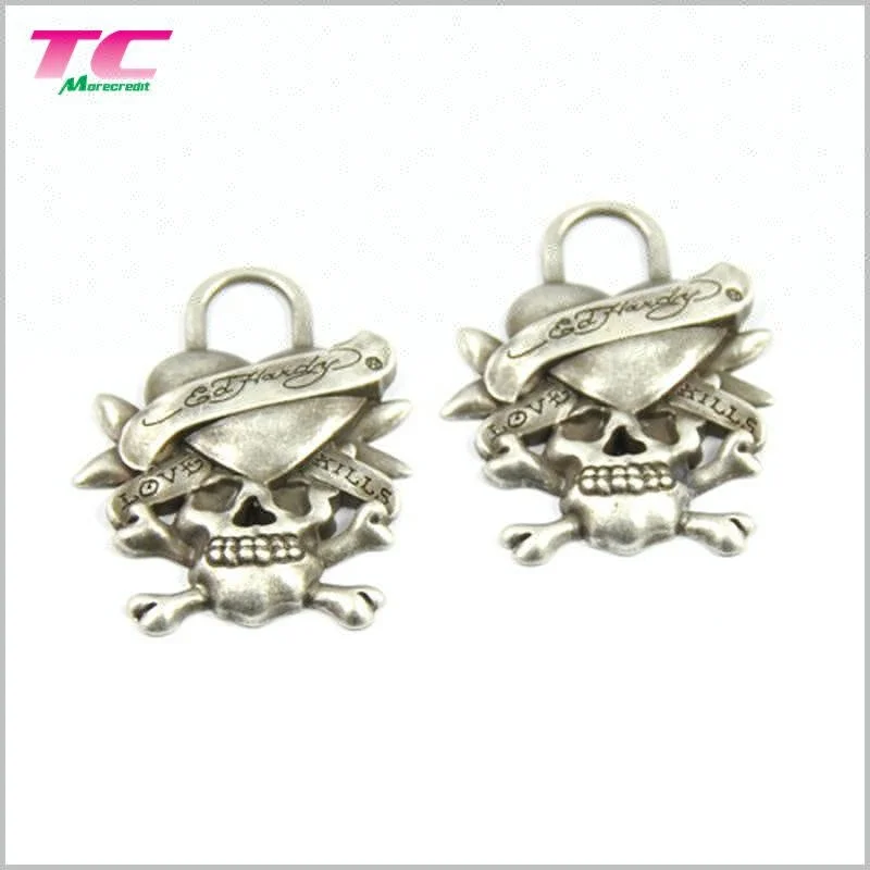 Factory Price Custom Metal Zipper Pull Charms for Brand Clothing Metal Zipper Puller