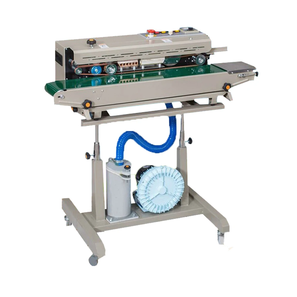 Mini Inflated Continuous Band Sealer With Nitrogen Gas Flushing Filling