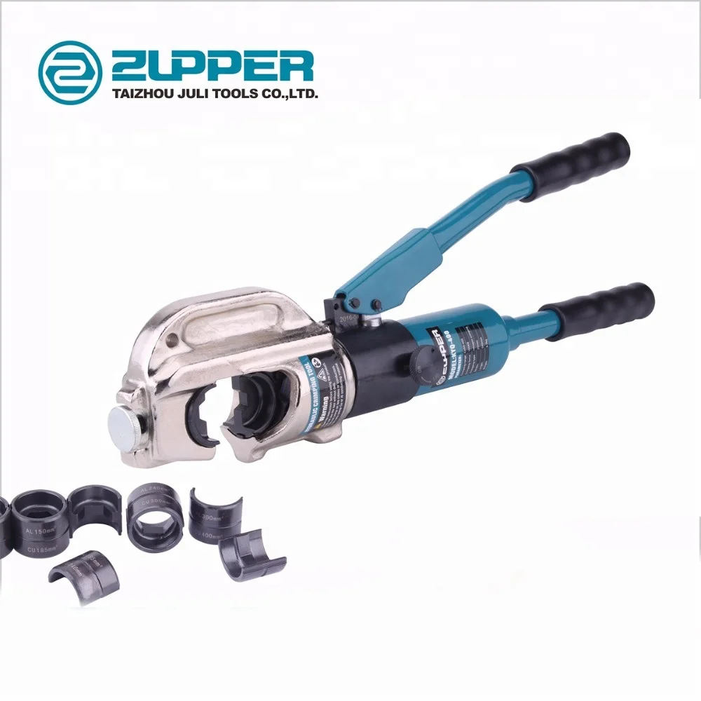 ZUPPER KYQ-400 ручной гидравлический насос обжимной инструмент для соединители проводов предохранительный клапан внутри