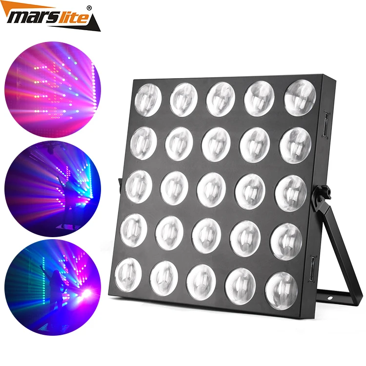 High power 25 Heads Stage Light 5x5 Dmx led Pixel Matrix Beam Blinder Led Tv Matrix Price