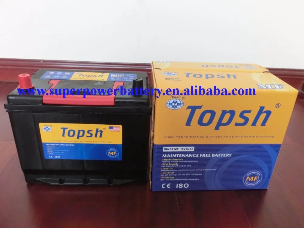 75D26R MF / NS70MF 12V65AH JAPANESE CAR BATTERY