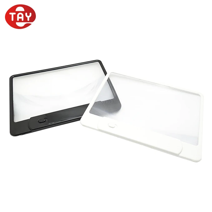 Full page large screen folding portable reading lenses magnifier