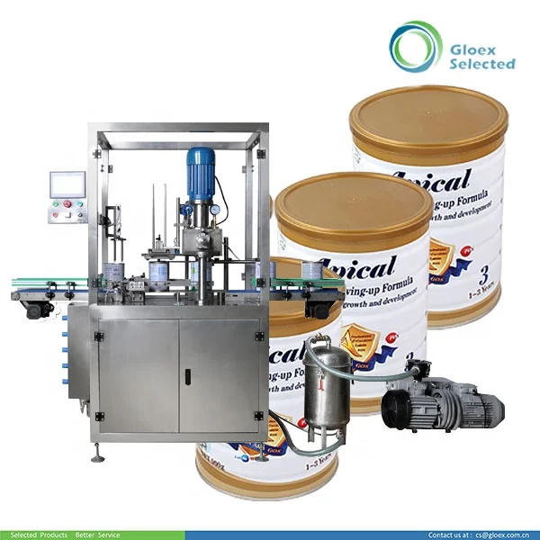 Automatic Vacuum and nitrogen can seamer