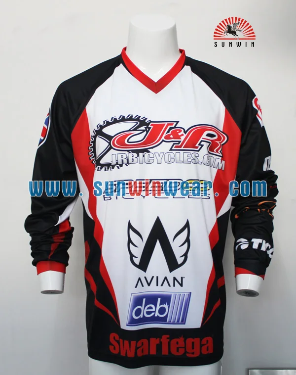 custom motocross jersey/motorcycle racing shirt/sublimation sports jersey wholesales