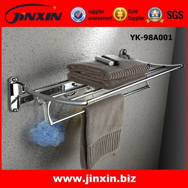 
SUS304 Stainless steel wall mounted bathroom towel rack/ holder/bathroom accessories 