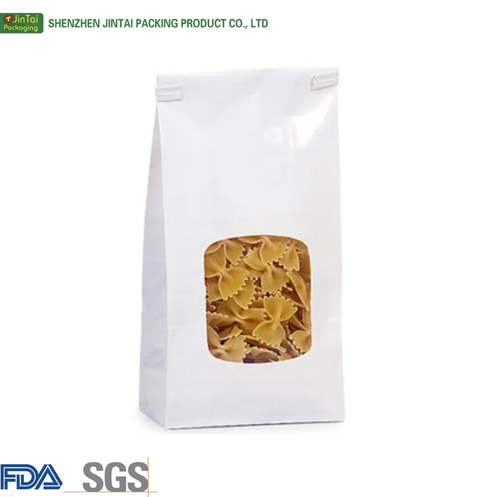 Oker brand high quality Kraft paper snacks bags with tin tie