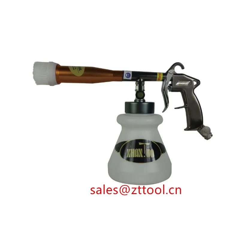 KANZO Tornado spray pneumatic cleaning gun in Stainless Steel Material and gold plating Product