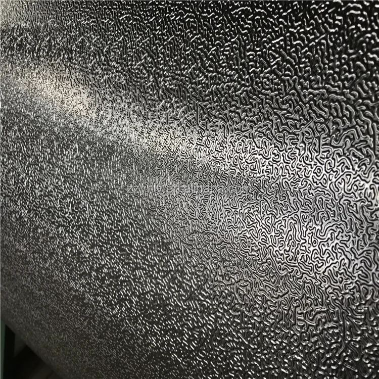 0.06*1215 mm Embossed aluminum foil for PIR Sandwich air duct Panel