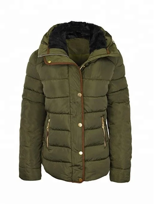 customised warm jacket fur pattern Winter Lady Warm loose Styles jacket wholesale