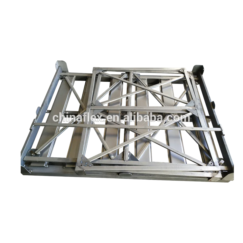 Galvanized Shipping Basket Steel Pallet Rack Box metal wire mesh storage container iron pallet