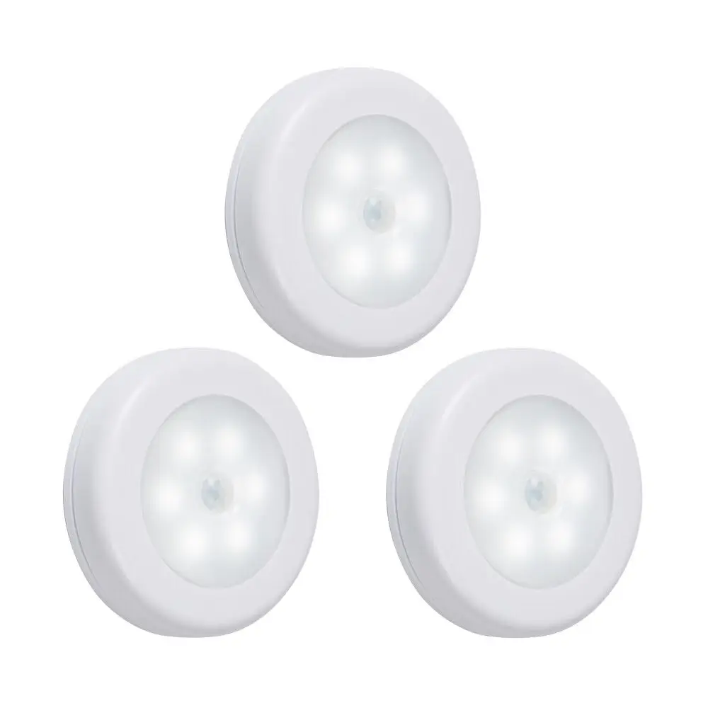 Wireless LED motion sensor light battery operated night light body sensor passageway lamp