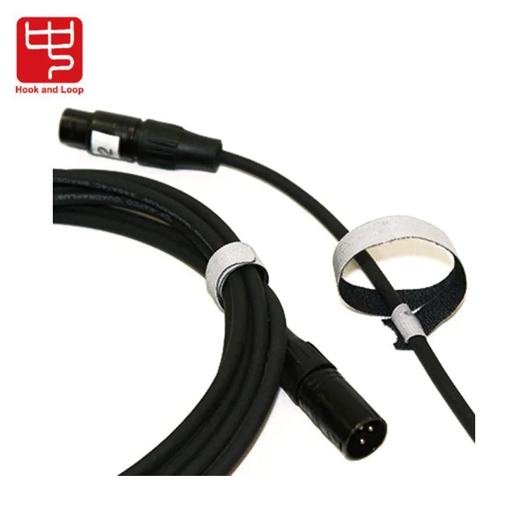 Customizable Self-gripping Double Side Hook and Loop Cable Tie Fastener