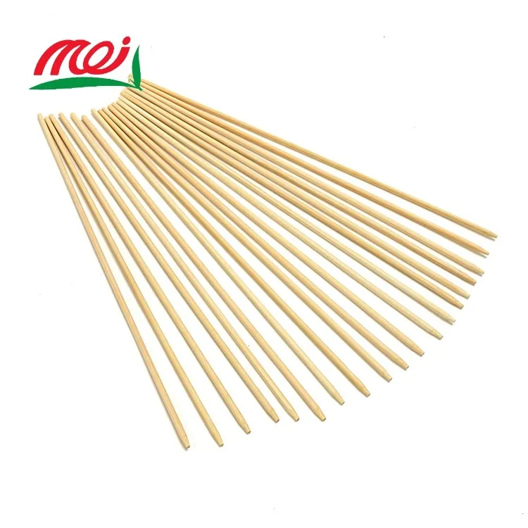 Chinese Bbq Grill Eco-friendly Barbeque Disposable round 40cm Beef Bamboo Stick