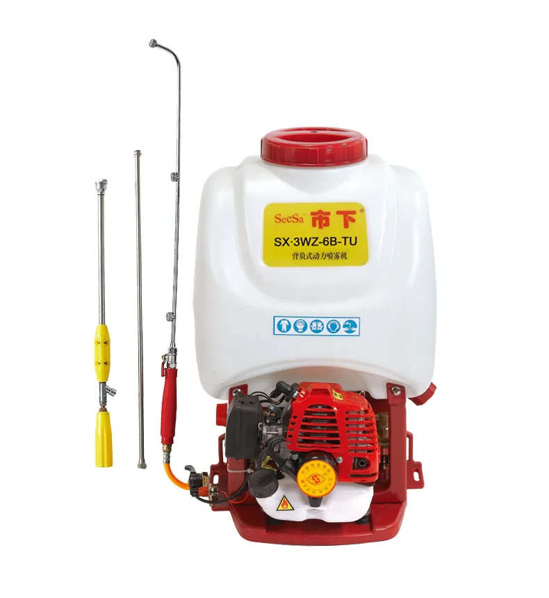 25L TU26 768 давления мотора для фруктовых деревьев водяной туман бум приведенный в действие газом рюкзак насос распылитель ранцевого типа с мощности сельское хозяйство