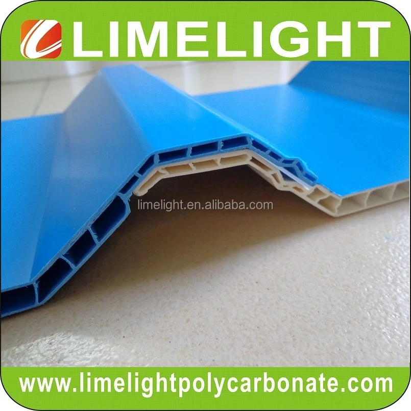 LIMELIGHT corrugated twinwall PVC roofing sheet