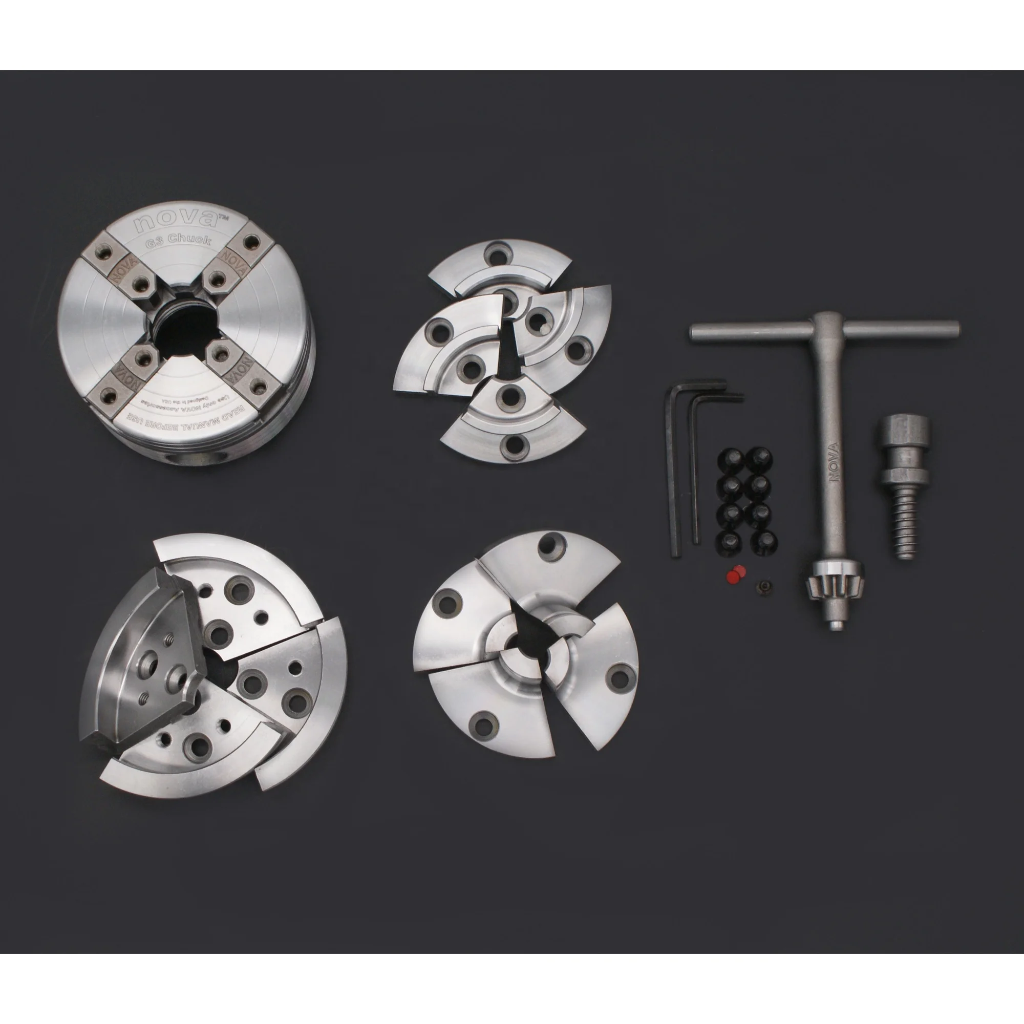 Комплект патронов для токарного станка по дереву, ограниченная серия, NOVA 30-я годовщина G3 (SKU 48246)