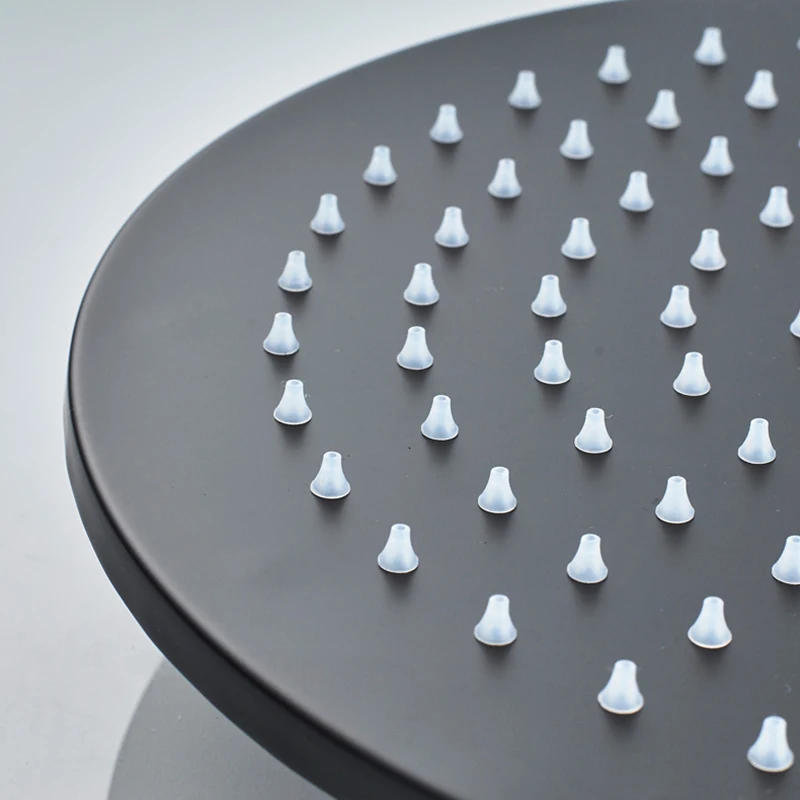 Wholesale and Retail Ceiling Mounted  16 inches Large Rain  black round  Shower  Head  Brass Shower Head  Faucet Accessory