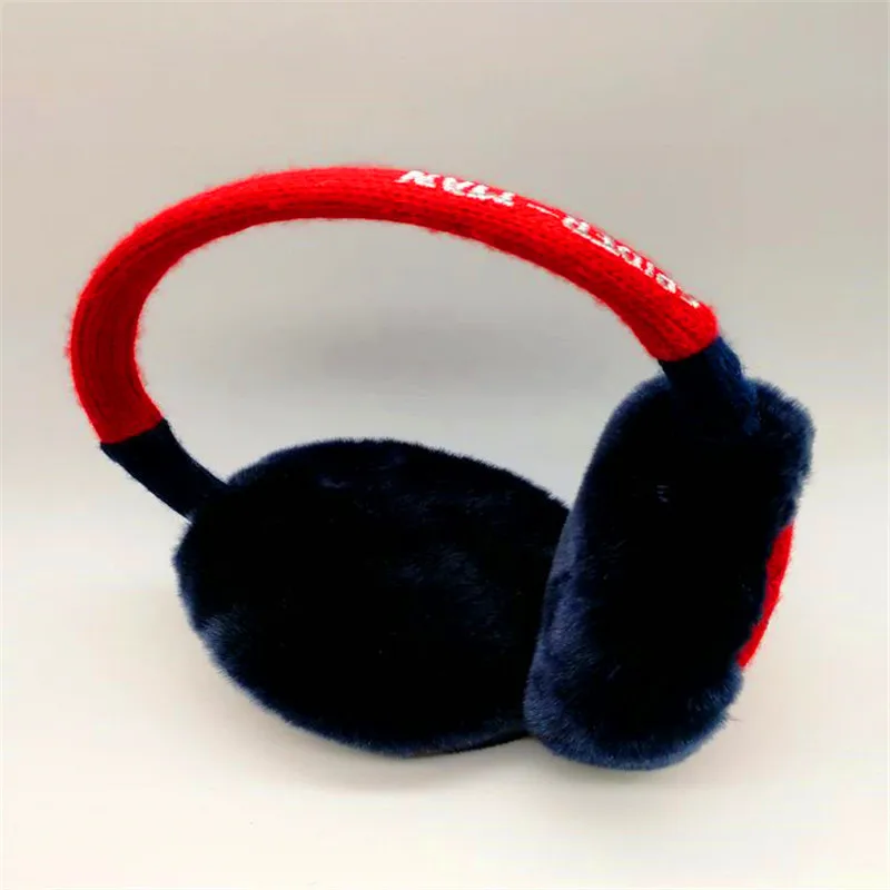 custom ear warmer  embroidered Spiderman plush earmuffs