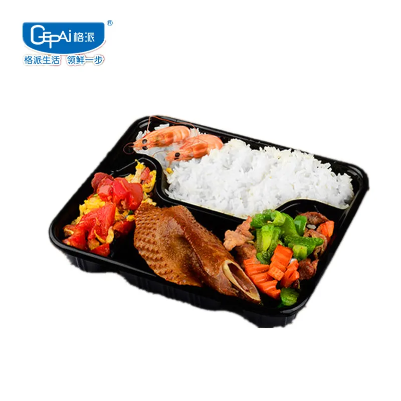 Eco-Friendly Disposable Microwave Degradable Plastic Food Containers 5kg Load Capacity for Hot Food Storage