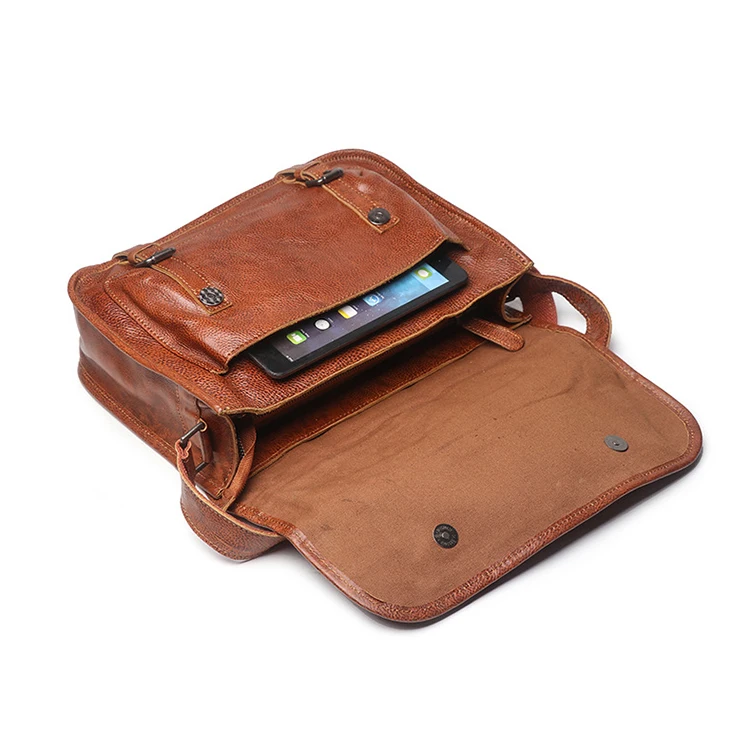 
Hot sale shoulder men genuine leather crossbody messenger 