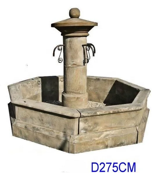 stone fountain