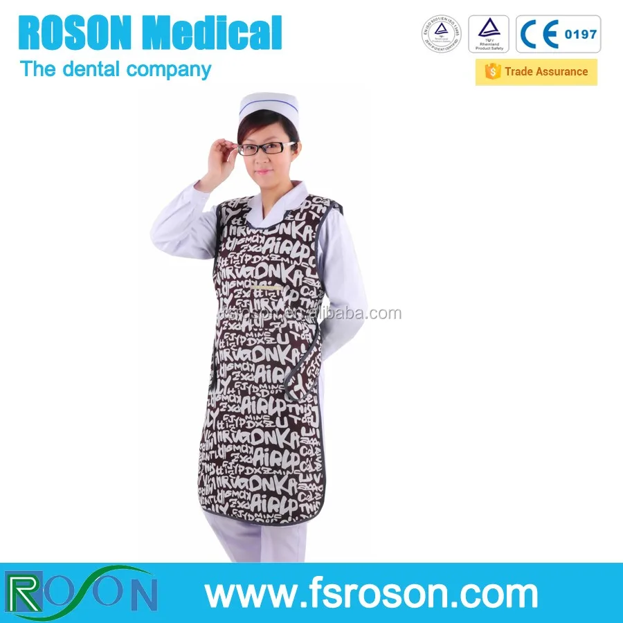 Lead Rubber Jacket Dental Lead apron for X-ray operator.Lead Coat apron, X-ray protective apron