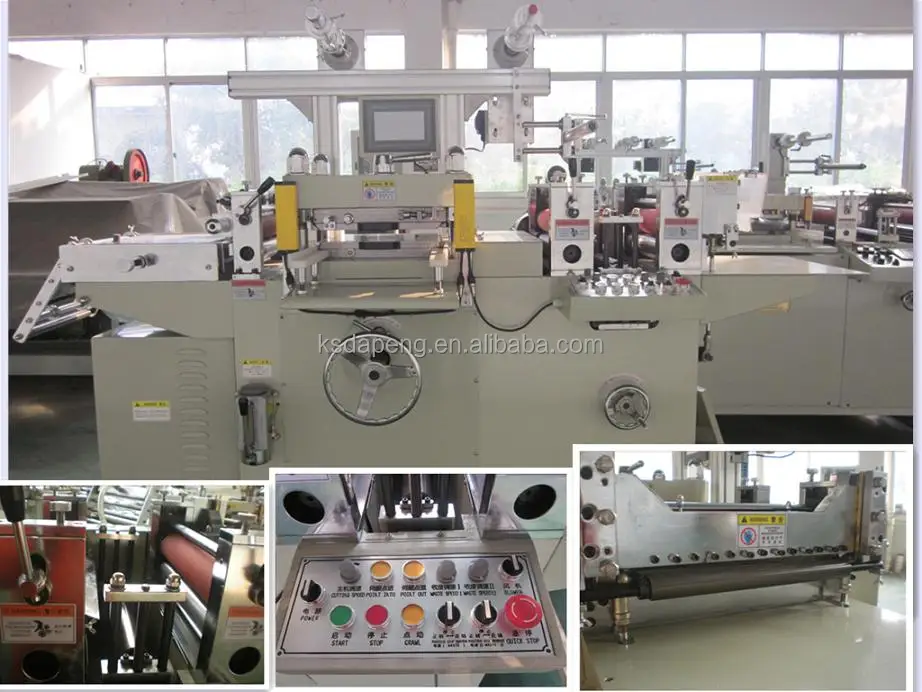 automatic flatbed paper label die cutter