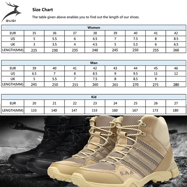 
Mens Army Military Desert Boots Tactical Combat Boots Non-Slip Breathable Shoes for Outdoor Hiking Walking Footwear 