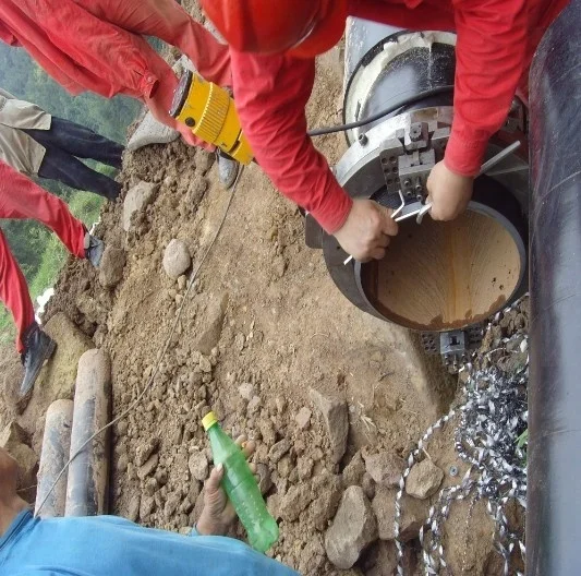 Pipe Weld Preparation Cutting and Beveling Machine