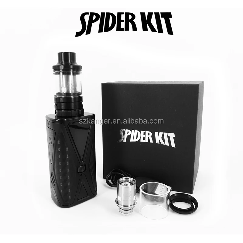 
2017 Kanger Innovative Design 200W Spider Kit Kanger Latest E-Cigarettes Starter Kit 4200mAh 4.0ml 2.0ml 